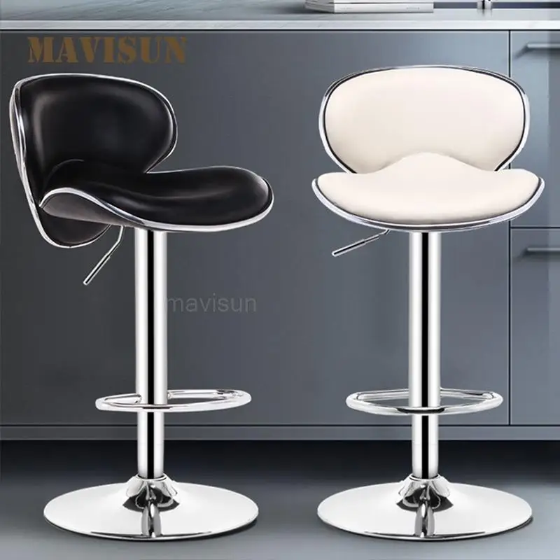 Bar Stools Modern Bar Chairs Height Adjusted Rotatable Kitchen Pu Leather Bar Stool