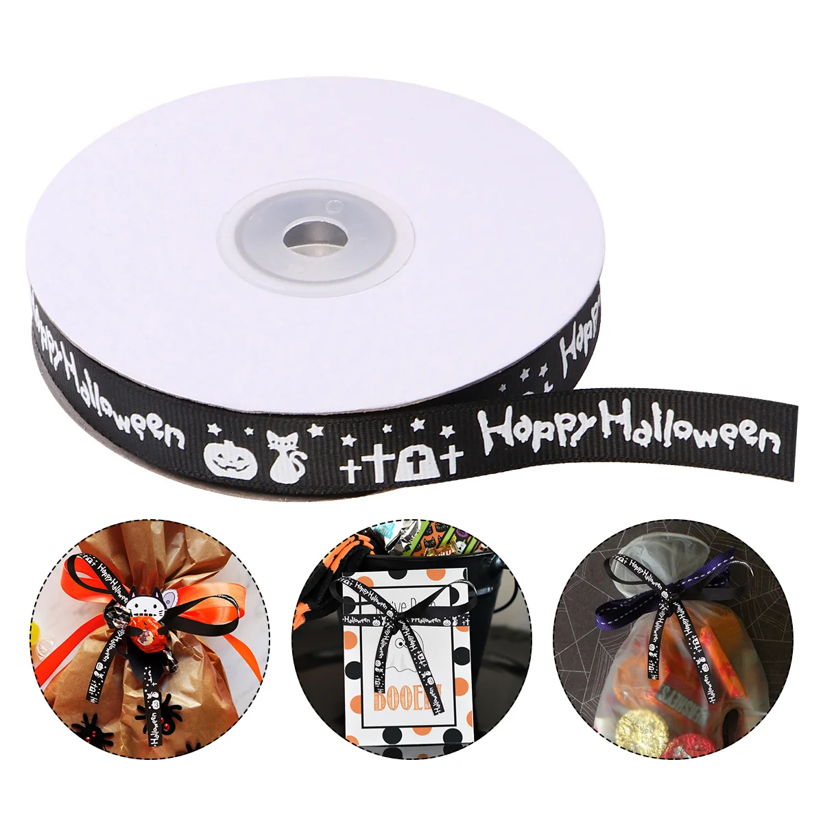 

1 Roll Ribbon Happy Ribbon Gift Package Ribbon Gift Ribbon Rolls Satin Ribbon