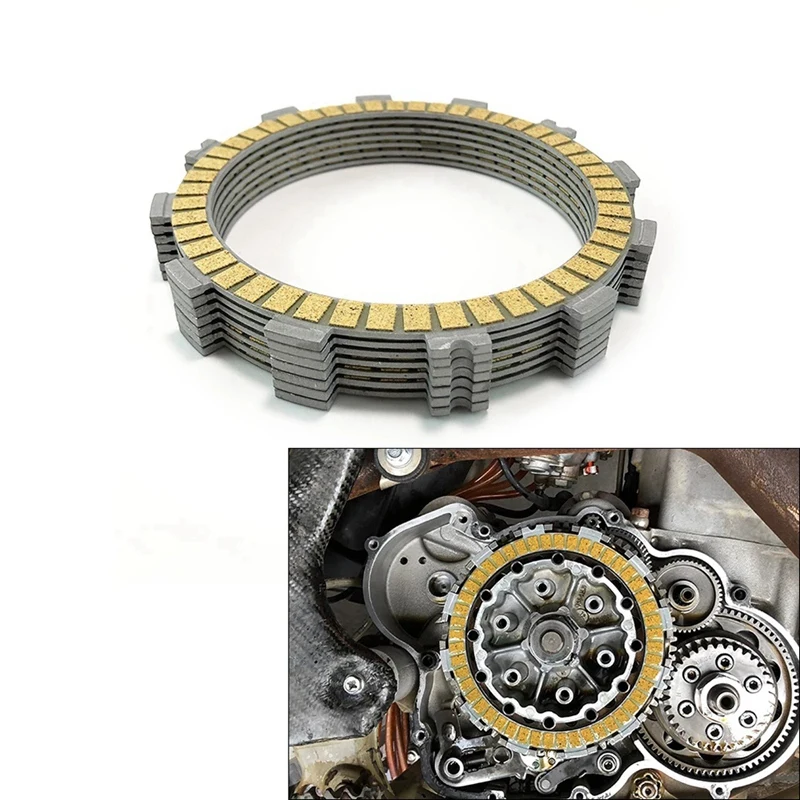 

7 шт., фрикционная пластина сцепления для мотоцикла KTM 250 400 450 525 EXC 250 350 SXF 450 250 350-2004
