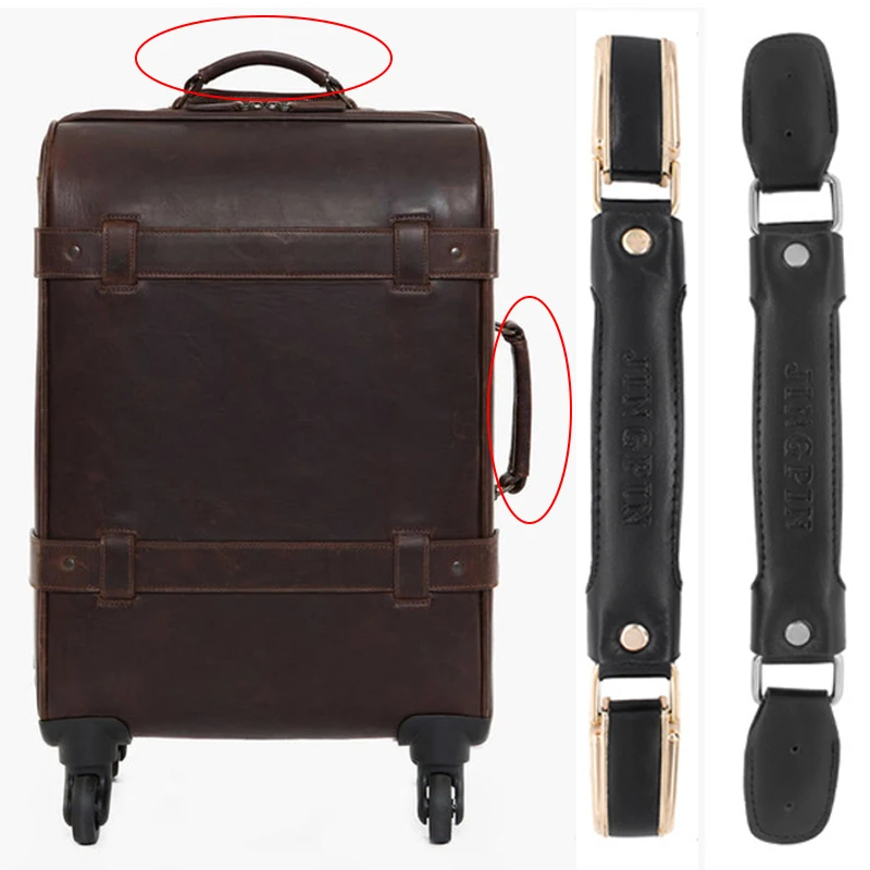 

Luggage Handle Trolley Handle Suitcase Handle Grip Bag Handle Universal Replacement PU Leather Plastic Handle Lift Hands Alloy