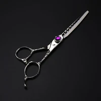 nepurlson japan 440c 6 inch high quality professional hairdressing scissors set hair cutting barber shear kit salon