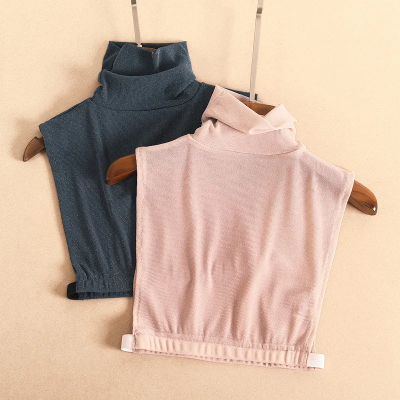 

Korean Style Turtleneck Fake Collar Women Stand Shirt Fake False Collar Shirt Neckwear Detachable Collar Female Nep Kraagie