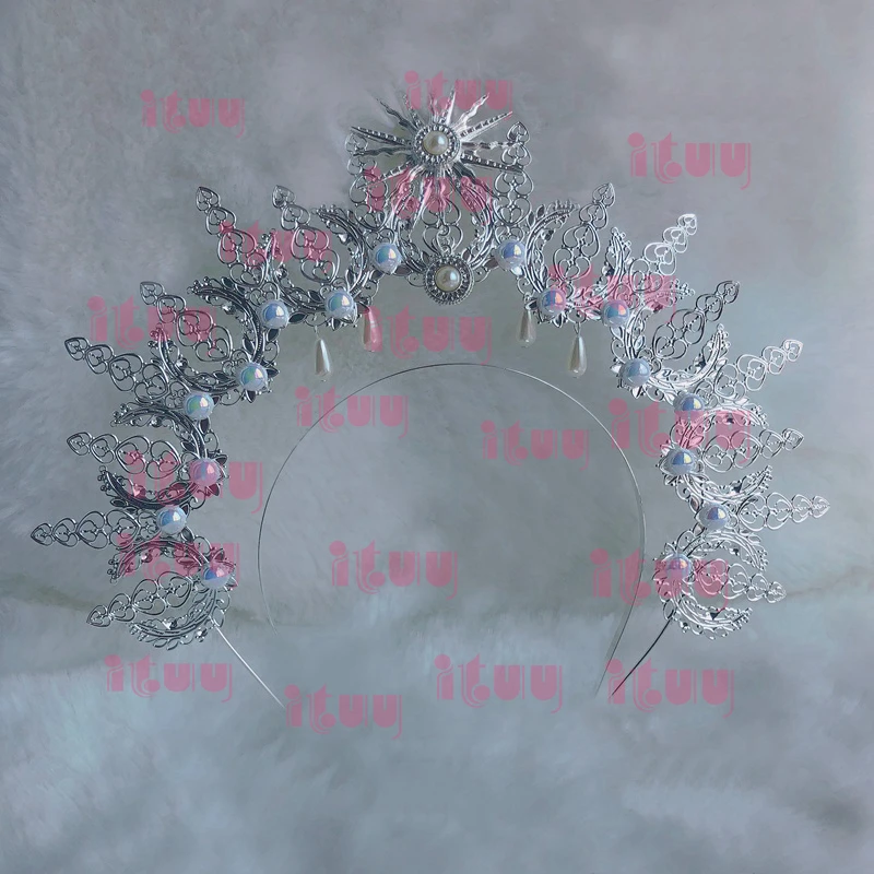 Готическая тиара в стиле &quotЛолита&quot &quotАнгел&quot головной убор королева Анна