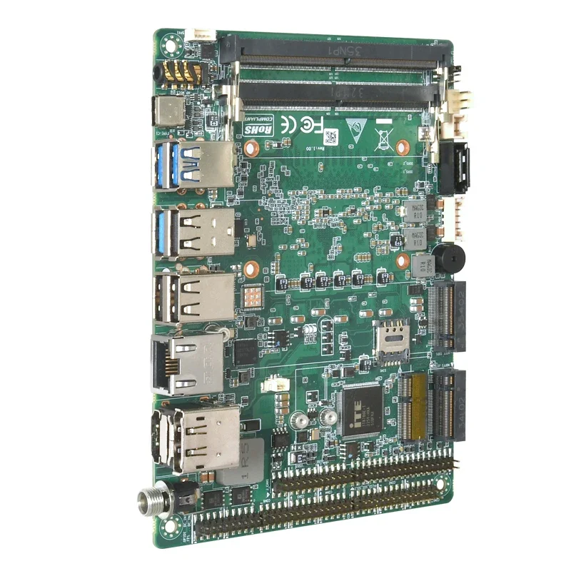 Материнская плата Piesia Intel Ultra 125U 155H AI DDR5 X86 одноплатный компьютер SBC AMR 3 5 дюймов