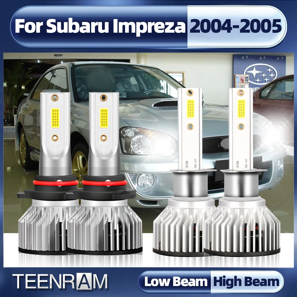 

120W H1 HB3 9005 Canbus Led Headlight Bulbs Powerful Led Lamps 6000K 12V 24V 20000LM Car Light For Subaru Impreza 2004 2005