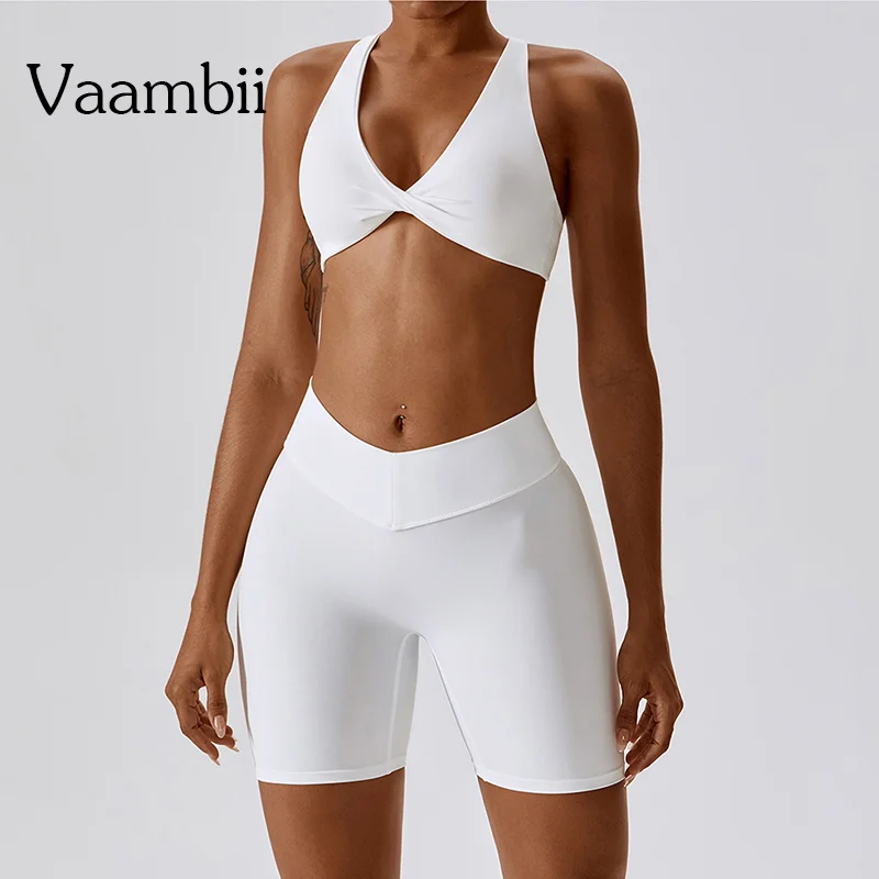 Спортивная одежда для тренажерного зала Женский комплект с шортами тренировок