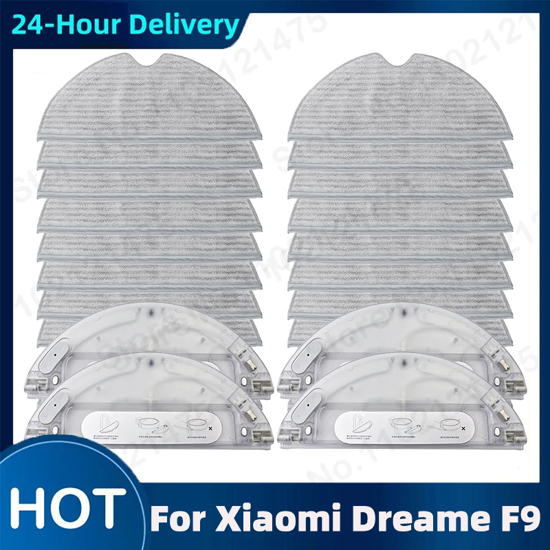 

Water Tank Vacuum Cleaner accessories For Xiaomi Dreame F9 Mop Cloth Washable Cleaning Rag Mijia Replacement Robot Spare Part