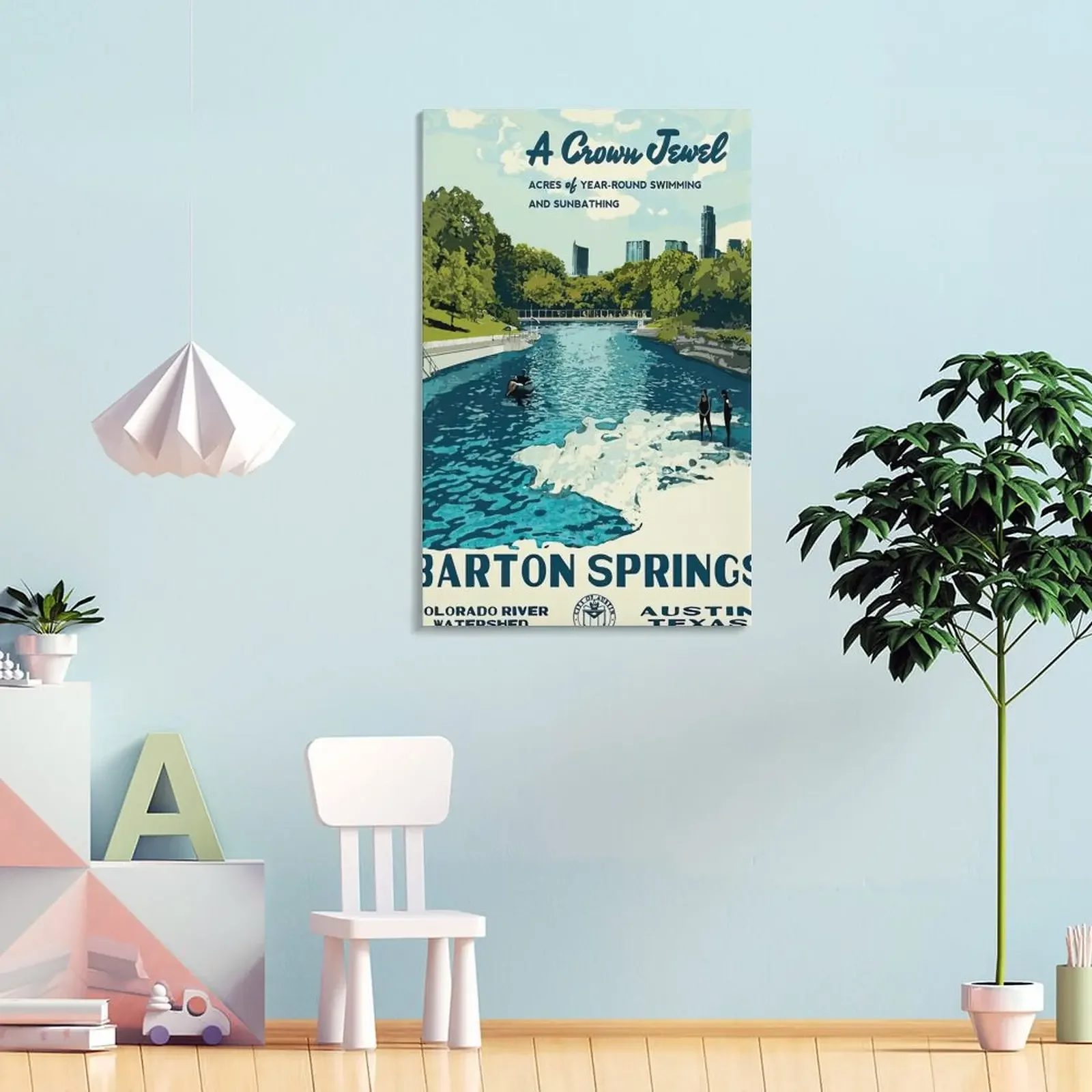 Barton Весенняя винтажная картина на холсте украшение для спальни корейский декор