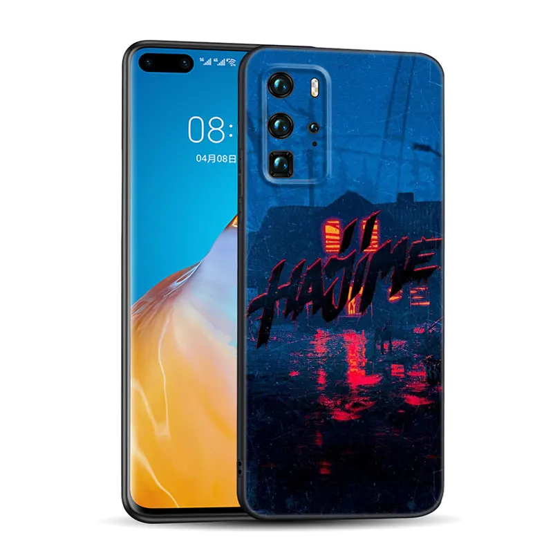 Чехол для телефона Miyagi &amp Andy Panda Huawei P50 P40 P30 P20 P10 P9 P8 Lite 2017 P Smart Z S Pro 2021 2020 2019 черный