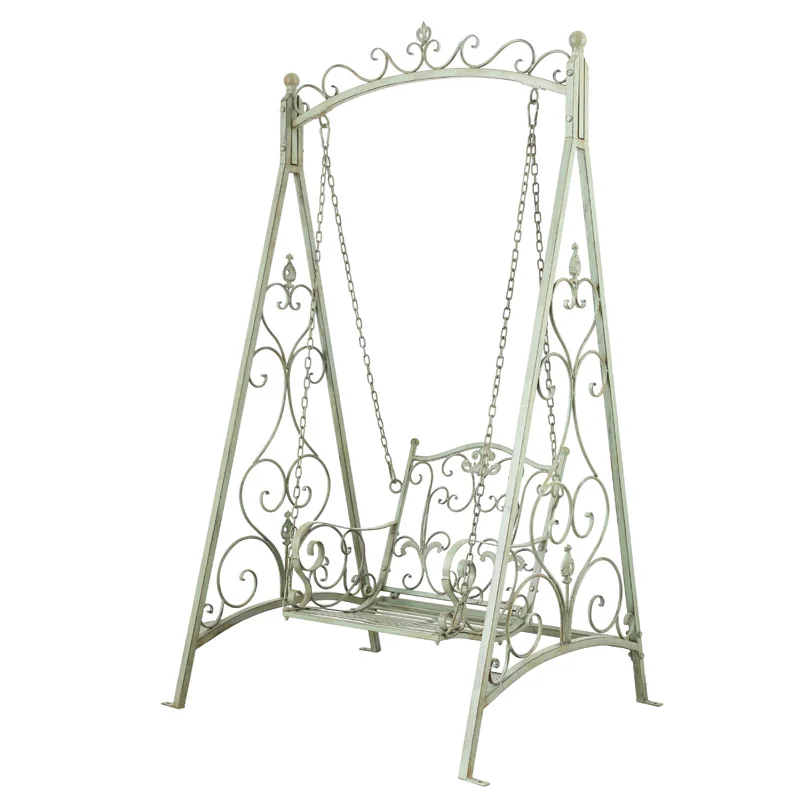 Уличные качели для террасы подвесной гамак с металлическими качалками уличная