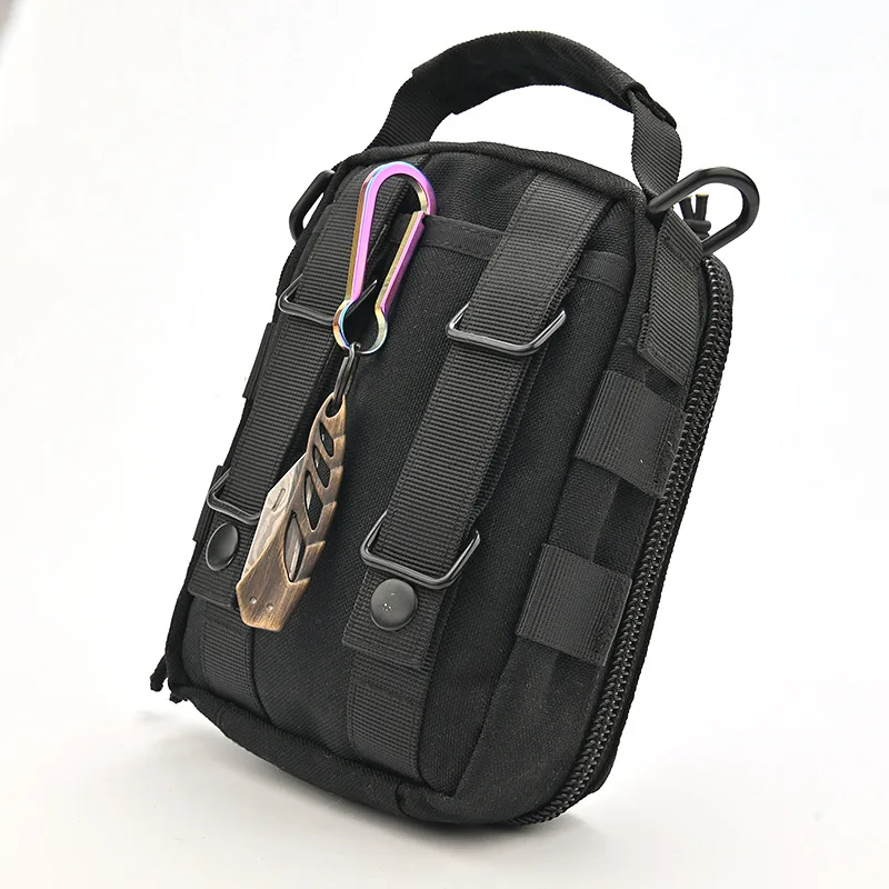 Латунный нож для киля в стиле ретро острый складной из титанового сплава брелок