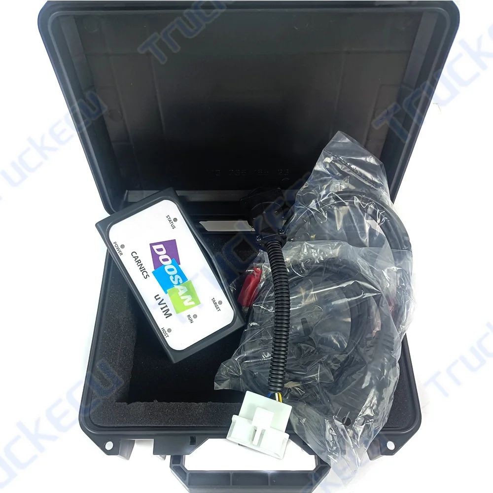 

Doosan uVIM Diagnostic Tool Excavator Forklift Engine fault detection OBD Interface DDT CARNICS SCR+DPF+G2 DCU+G2 ECU+G2 Scanner