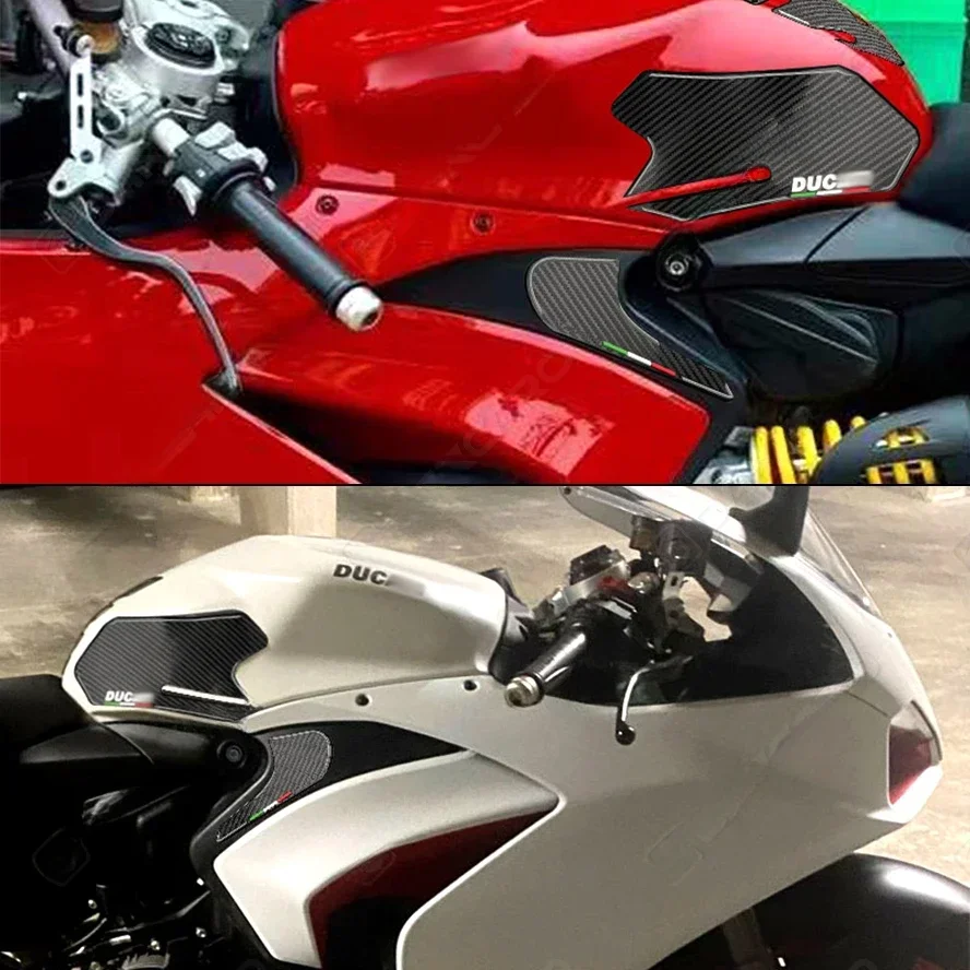 Наклейки на бак топлива мотоцикла 3D наклейки для DUCATI PANIGALE V2 899 959 1199 1299