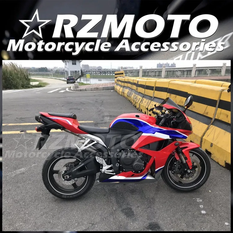 

Новый комплект обтекателей под давлением из АБС-пластика, подходит для HONDA CBR600RR F5 2007 2008 07 08, красного и синего цвета