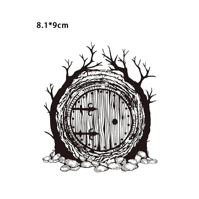 

New Arrival Tree Door Clear Stamps for DIY Scrapbooking Card Transparent Silicone Stamp Making Photo Album Crafts Decoration