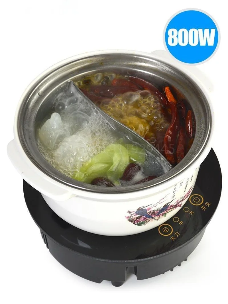 

Round Electric Magnetic Induction Cooker wire control Embedded mini hob Commercial waterproof hot pot stove cooktop