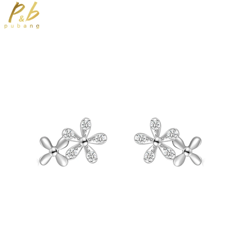 

Серьги-гвоздики женские из серебра 925 пробы с бриллиантами