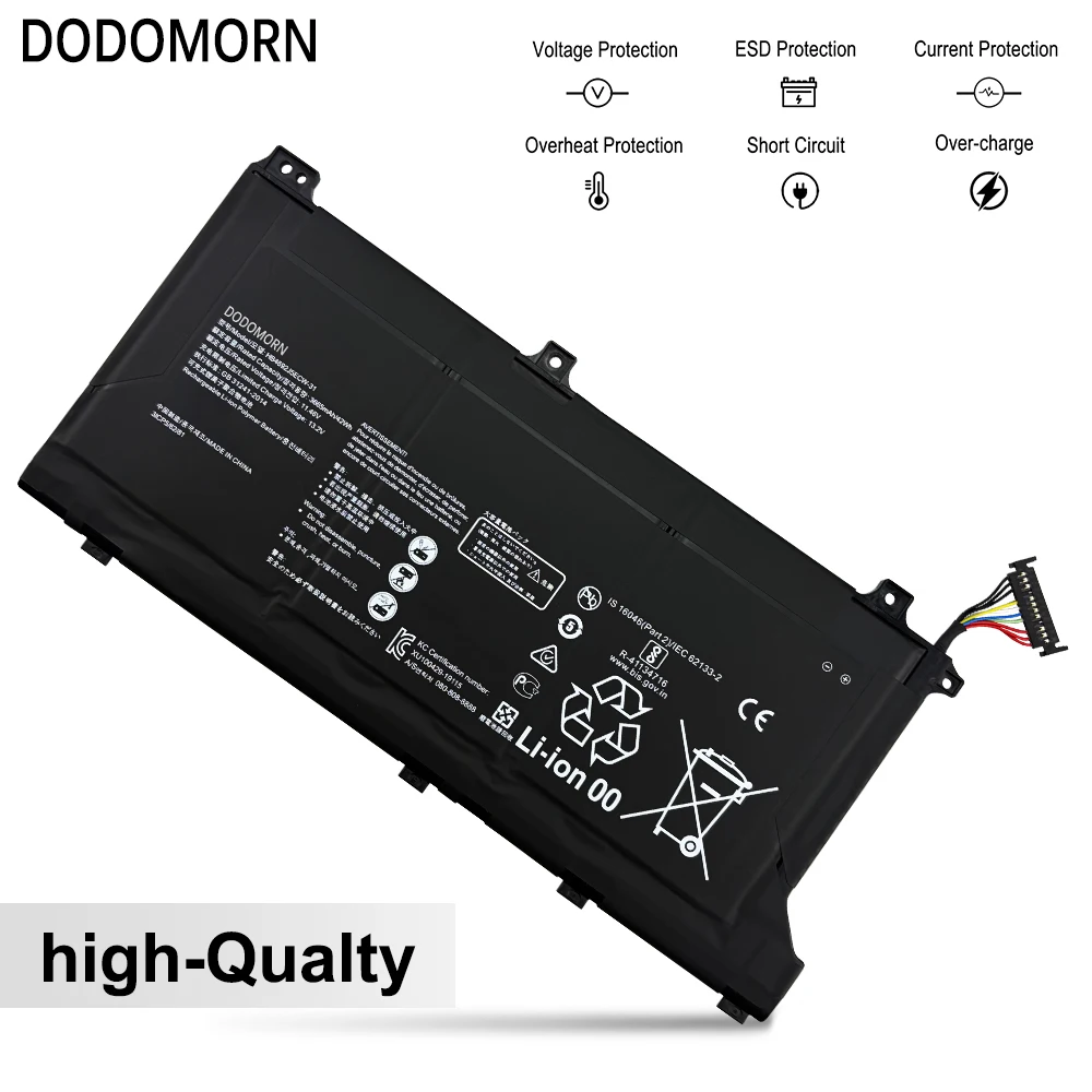 Фото Аккумулятор для ноутбука DODOMORN HB4692J5ECW-31 для Huawei Honor MagicBook 15 BohL-WDQ9HN BoB-WAH9P HNL-WFP9 для MateBook D 15 2020 Serie №2