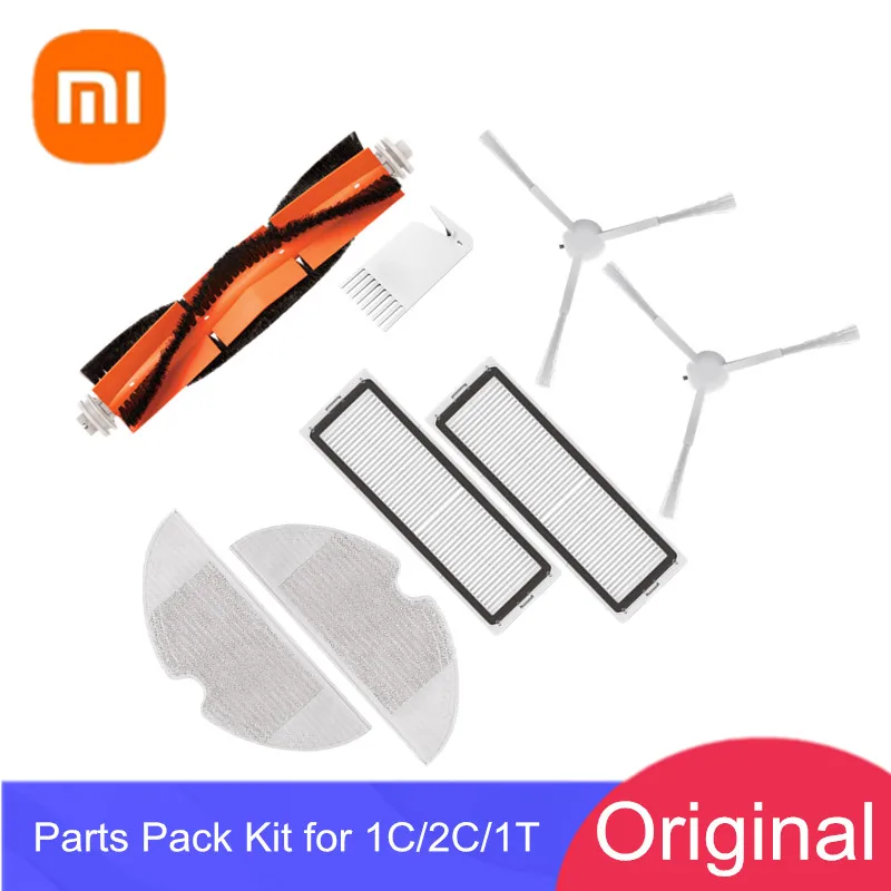 

Швабра для робота-пылесоса Xiaomi 1C 2C, детали для Mijia STYTJ03ZHM Dreame F9, фильтр, основная/боковая щетка, емкость для воды