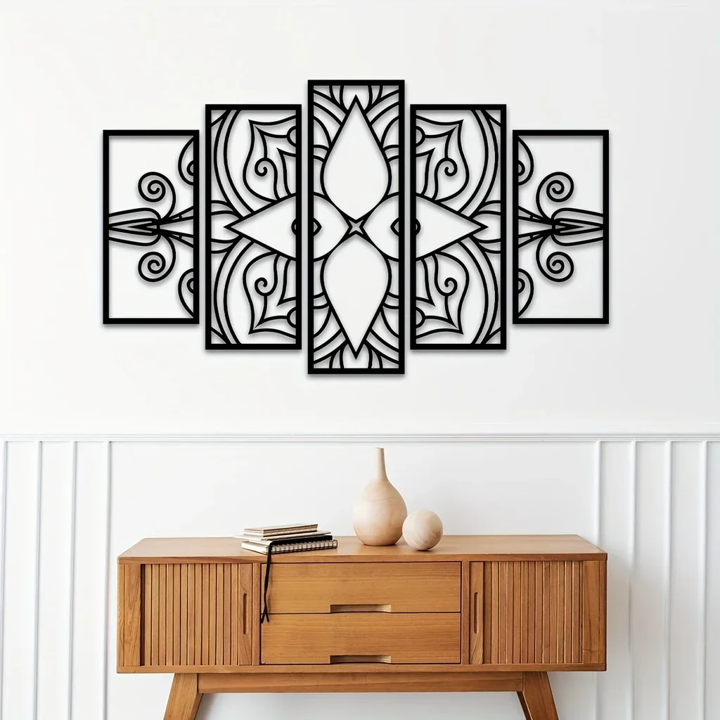 Cifbuy Mandalay Настенный Декор Лазерная Резка Металлический Кулон Художественный