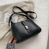 new vintage luxury small pu leather crossbody shoulder bags for women 2022 winter fashion travel casual handbags and purses