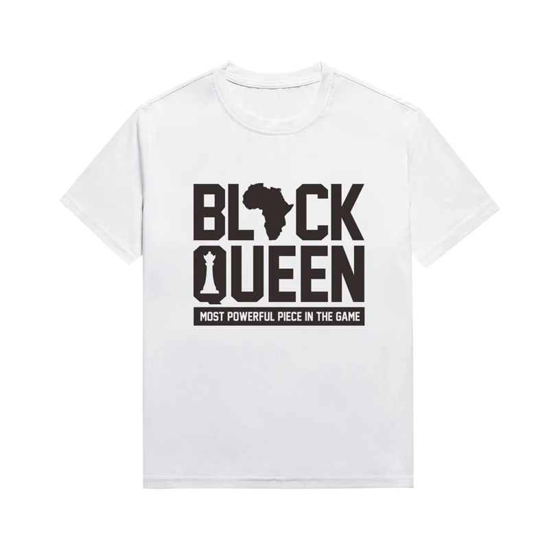 Черная Королева Melanin футболка из хлопка