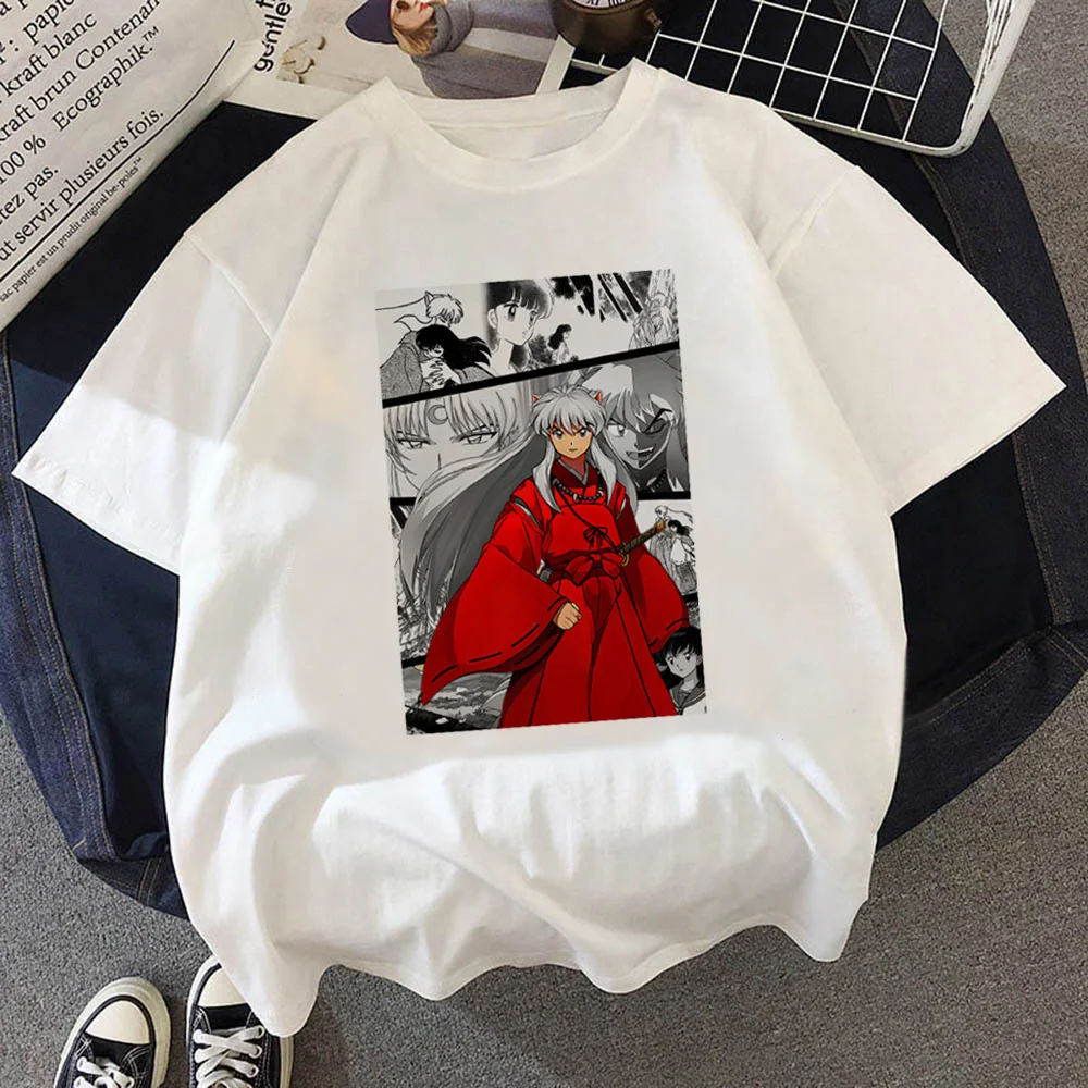 

Футболка inuyasha, Мужская футболка, винтажная белая футболка, Повседневная футболка с аниме принтом, футболки, футболка, эстетическая одежда д...