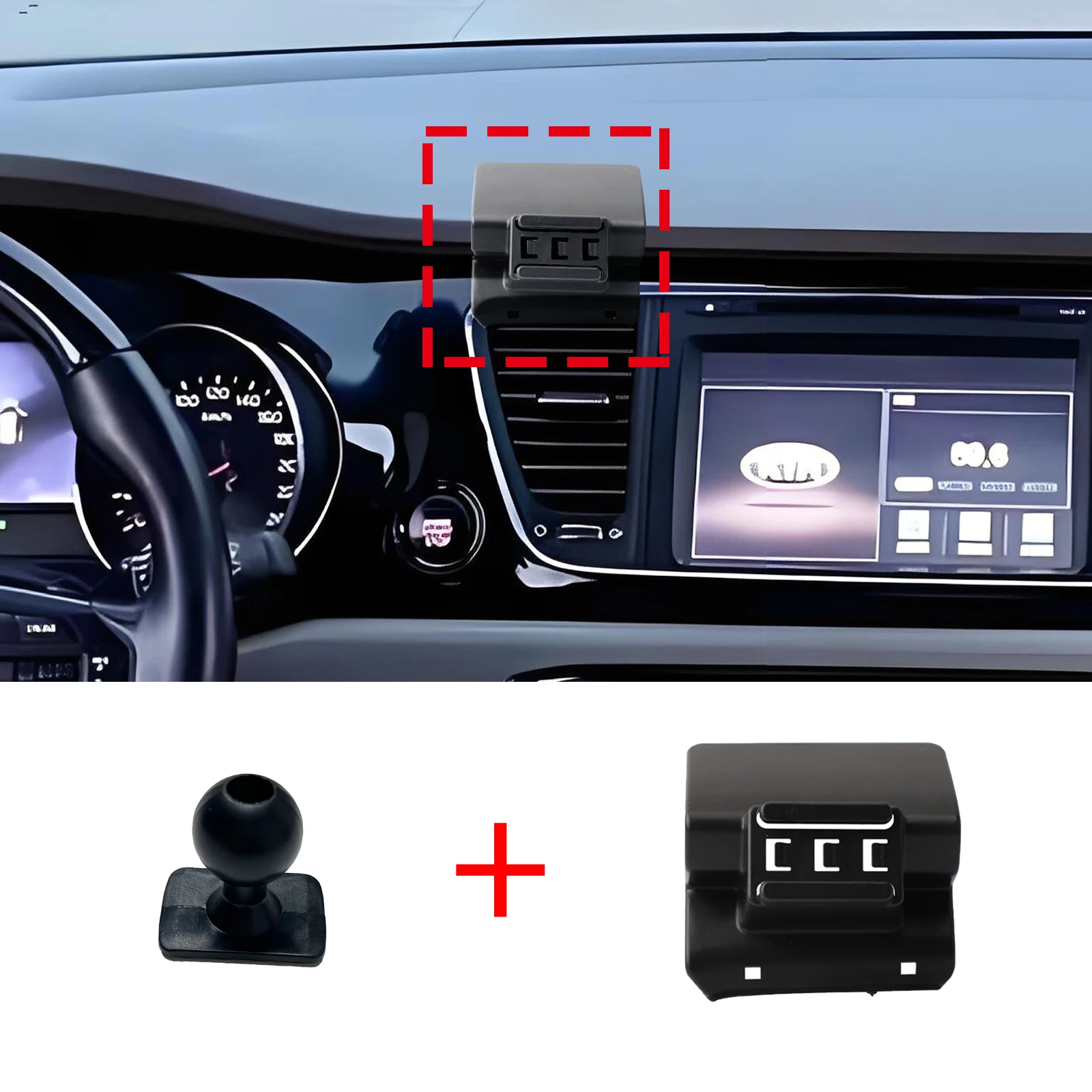 

Автомобильный держатель мобильного телефона для kia Carnival Sedona 2015 2016 2017 2018 2019, GPS-кронштейн, навигационная подставка, автоаксессуары