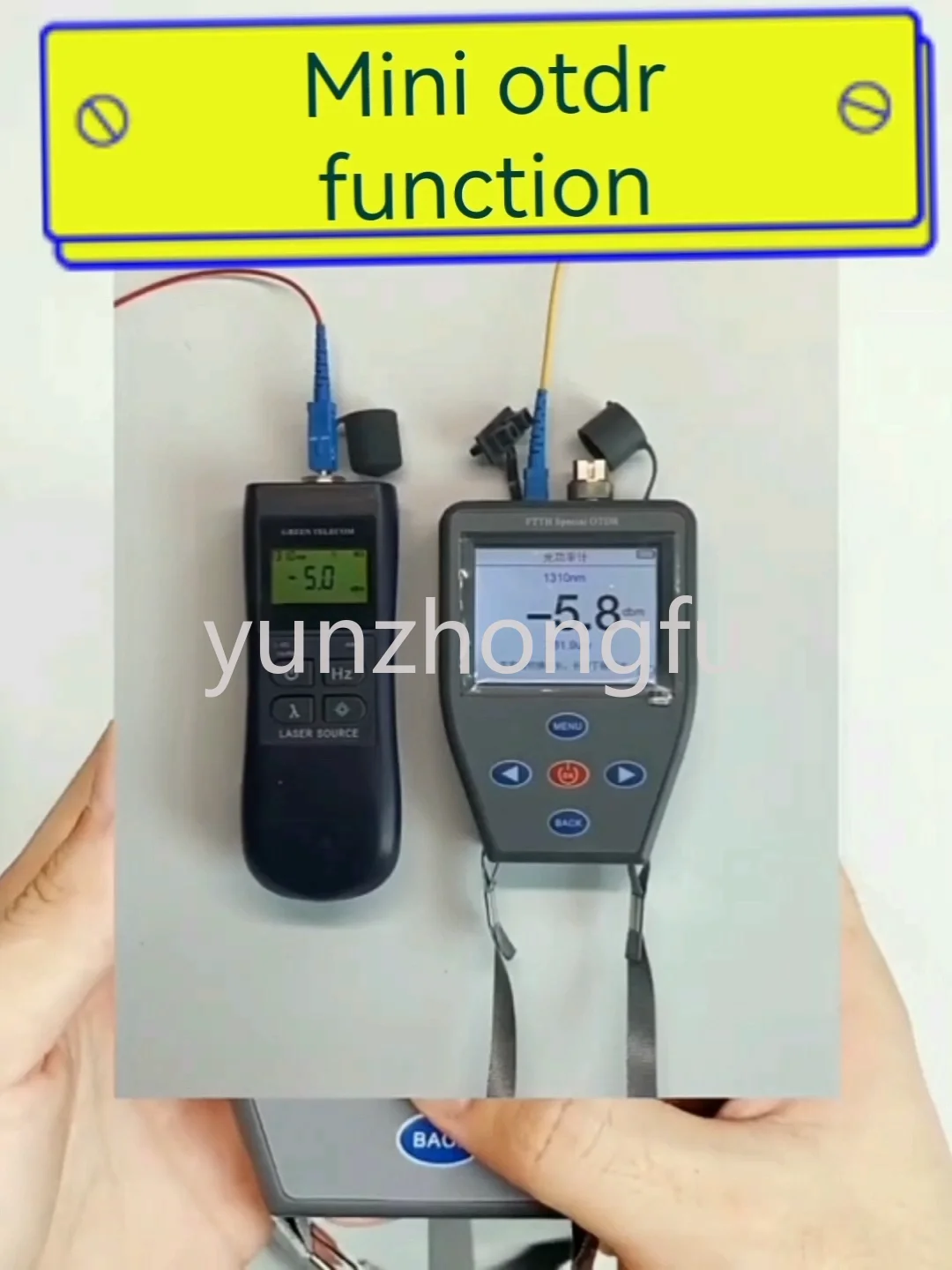 

4 In1 FTTH Network CATV Fiber Optic Mini Smart Handheld OTDR for Broadband Fiber Installation