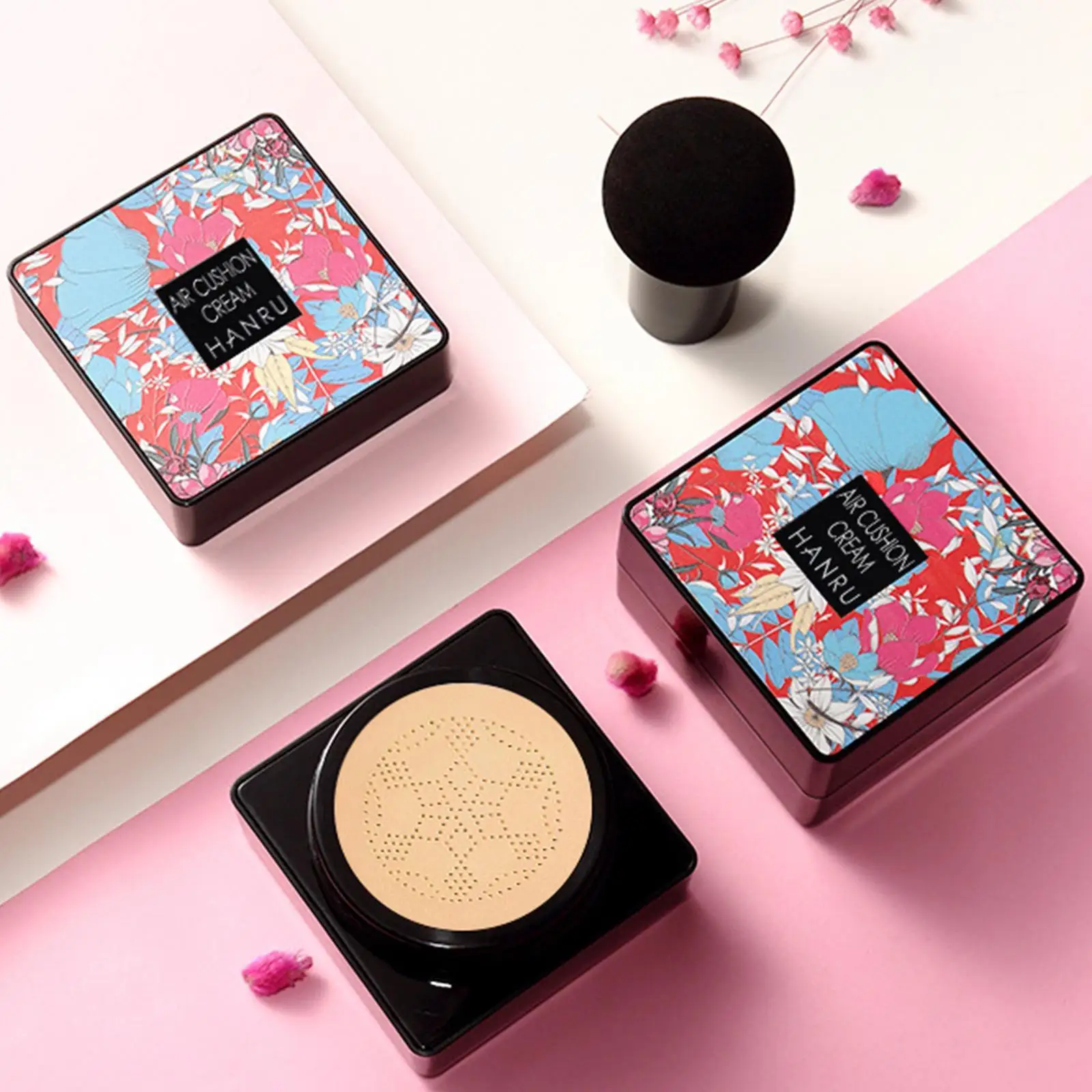 

New BB Air Cushion Foundation Mushroom Head CC Cream Concealer Whitening Makeup Cosmetic Waterproof Brighten Face Base Tone