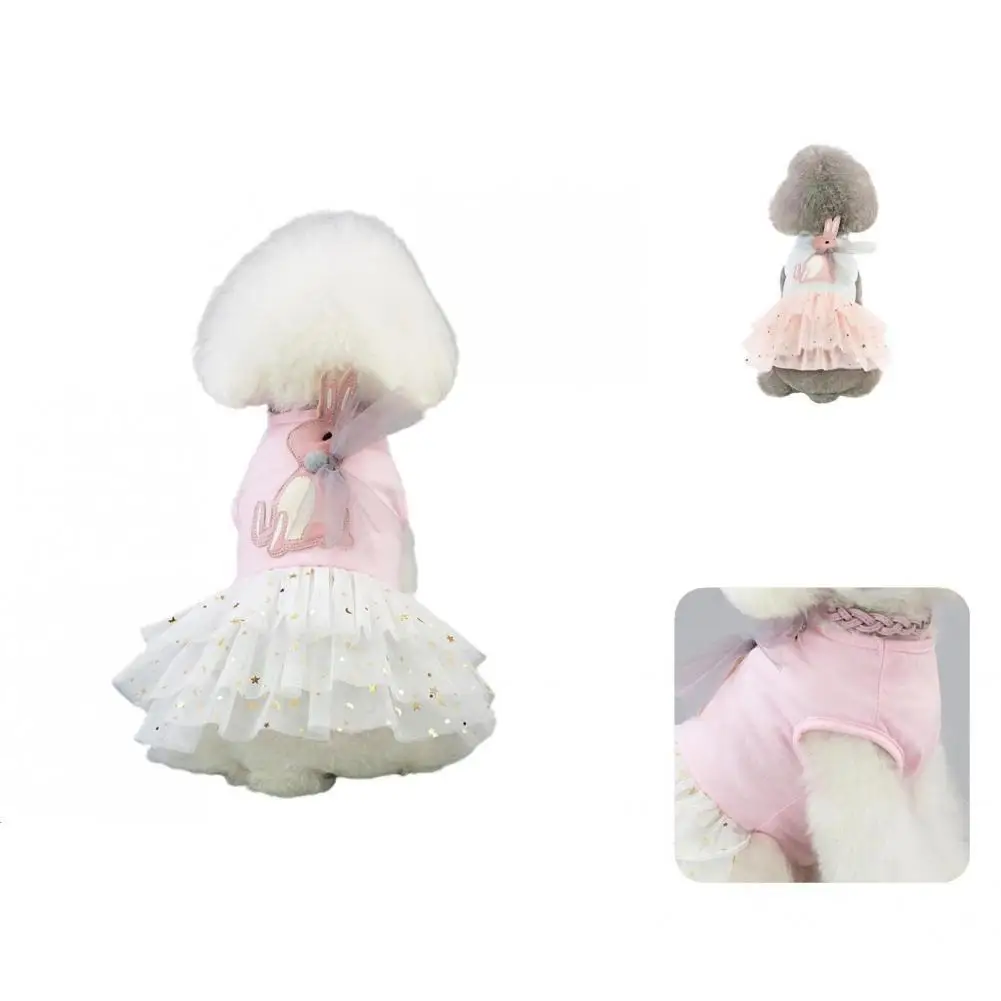 

Fine Workmanship Breathable Bunny Decoration Dog Outfit for Holiday