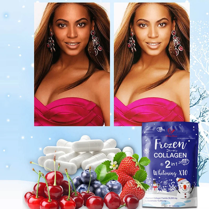 

2 Bag 120 Pills Frozen Collagen 2 In 1 Peptide Capsule Repair Reduce Wrinkles Eliminate Acne Beautify Skin Beauty Health Food