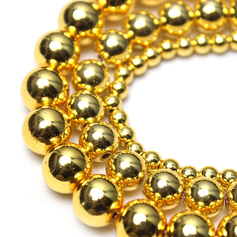 Рисунок 3 - Круглые бусины-разделители из гематита