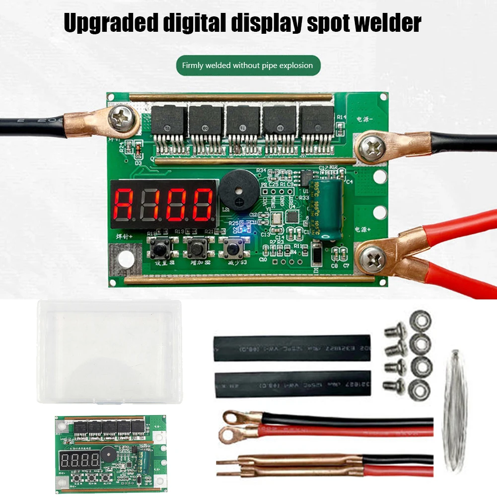 

12V Spot Welding Machine Circuit Board 100-speed Power Soldered Circuit Board Torsion Digital Display for Welding Machine Parts