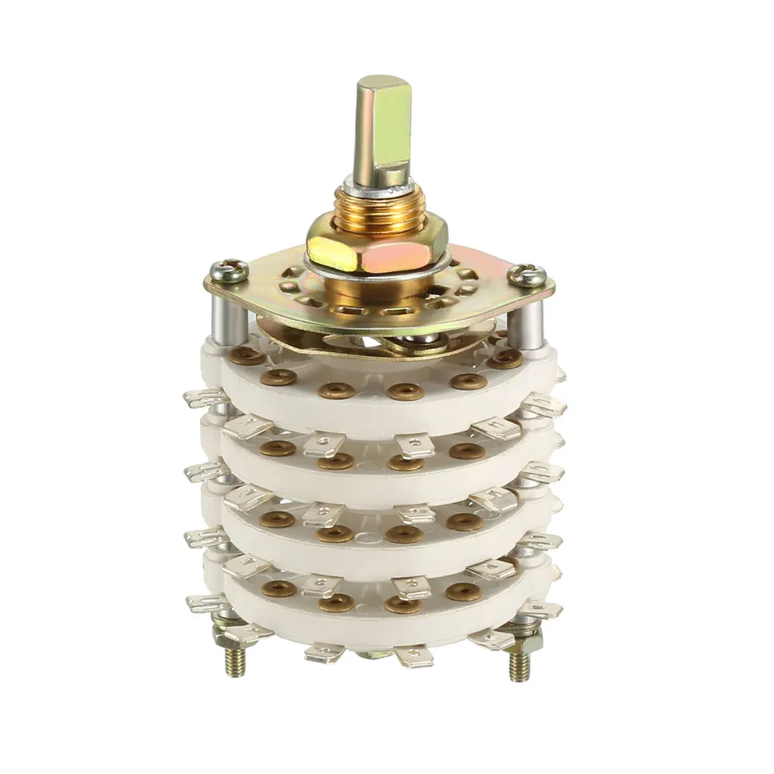 

Uxcell 1 шт. поворотный переключатель, 4 полюса, 4/5/8/11 положение, 2/4 канал полосы колоды с пластиковой ручкой, широко используемый