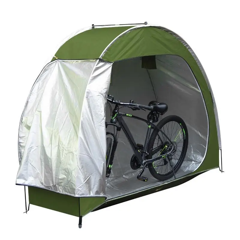 Bike Tent Outdoor Bike Cover Storage Shed Tent Waterproof Foldable Bicycle Shelter Outdoor Garden Tools Bicycle Storage Tent