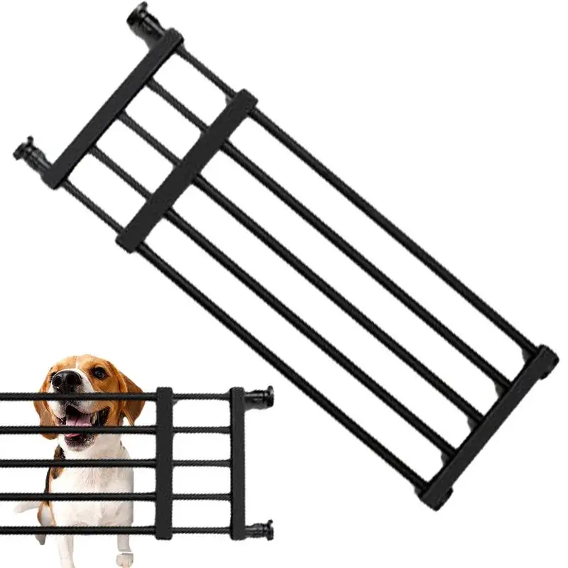 

Retractable Dog Gate For Stairs 22-39.37 Inch Extra Wide Pressure Mounted Dog Gate For Stairs Doorways Pet Gate With Door Walk