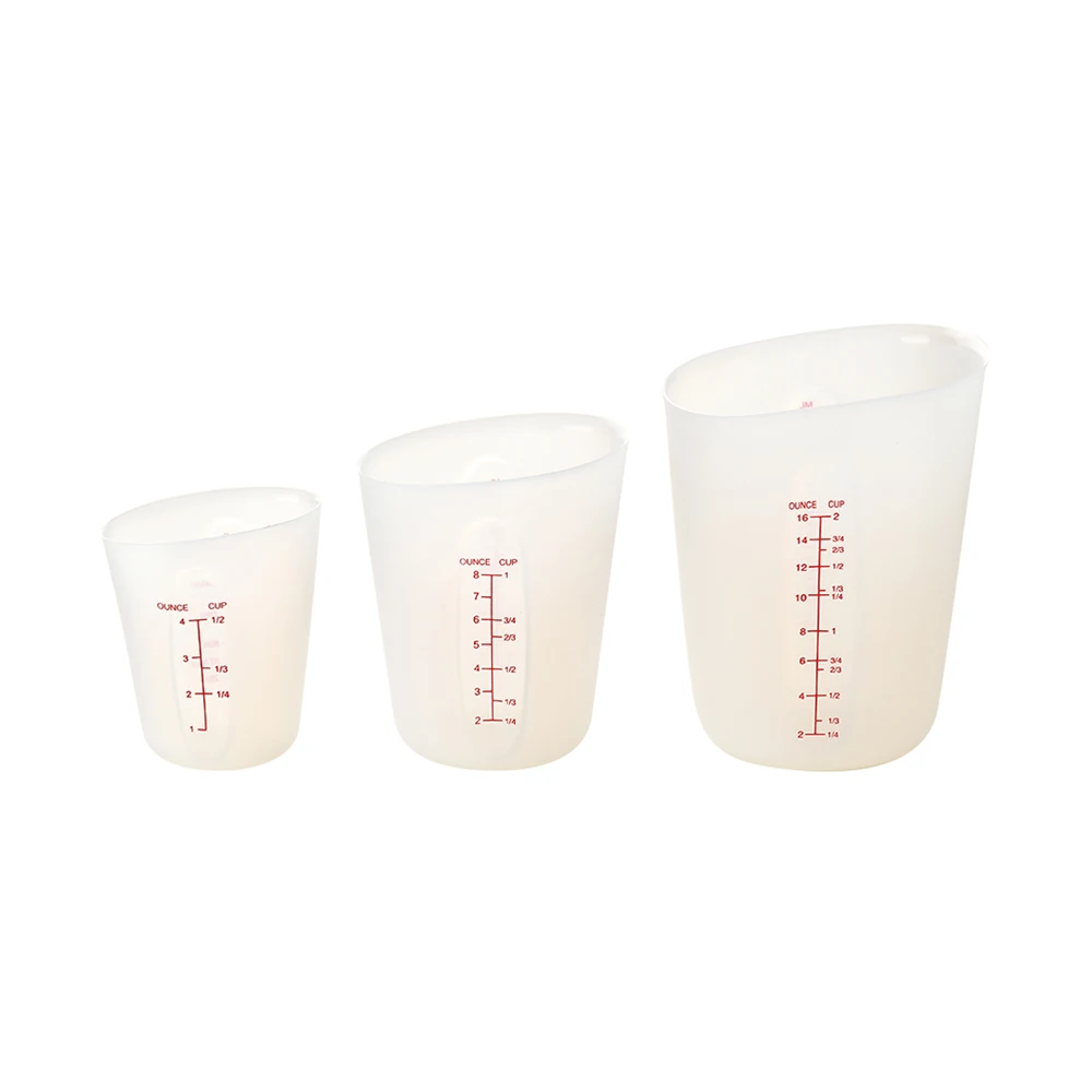 

Термостойкий силиконовый мерный стакан 125/250/500 мл