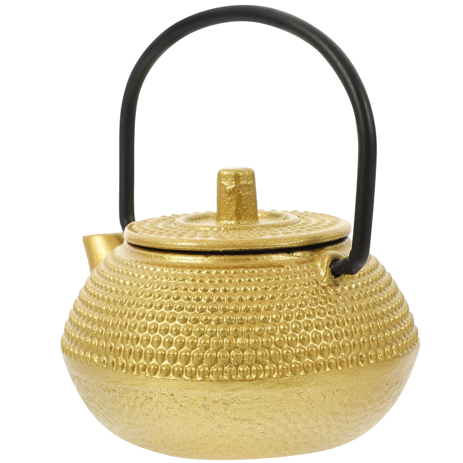 

Japan Small Teapot Iron Japanese Accessories Decorate Teakettle Cast Decoration Miniature Dolls