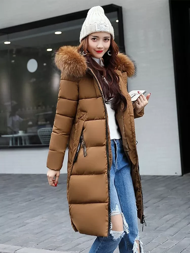 New2022 Ladies Coat High Quality Warm Outwear Womens Parka Jacket Mid-long Women Winter Thick Down Jacket 2020 Winter Female Coa