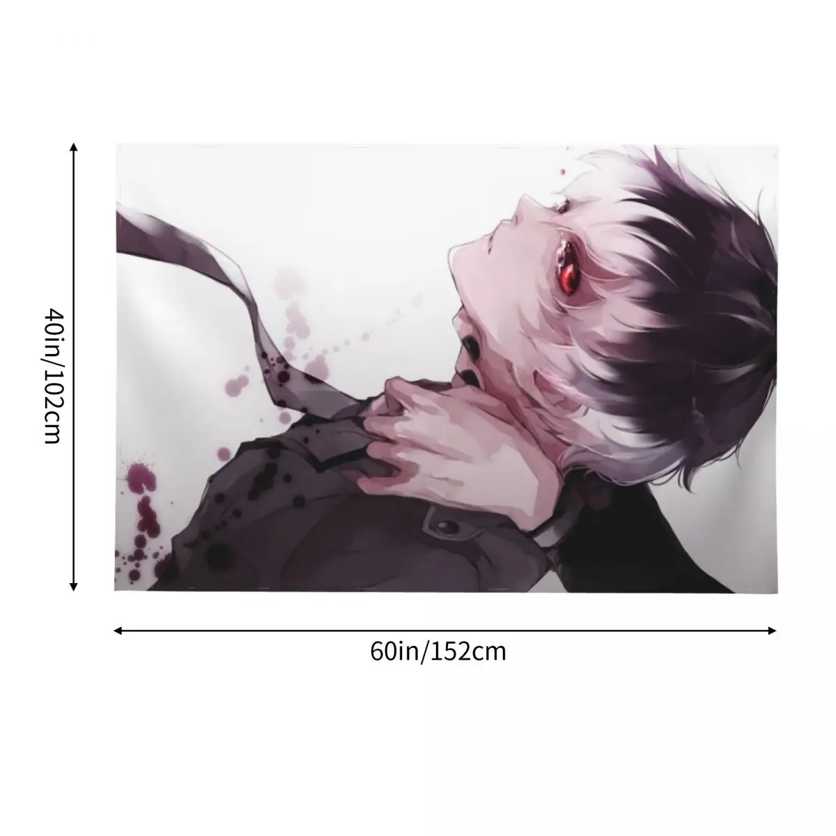Гобелен Hiase & Ken Kaneki из полиэстера