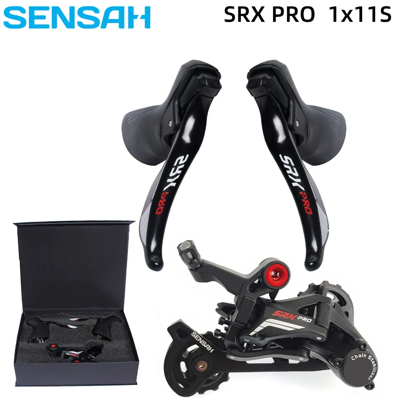 SENSAH SRX PRO 1x11 скоростных шоссейных велосипедов переключатели Groupset STI R/L рычаг