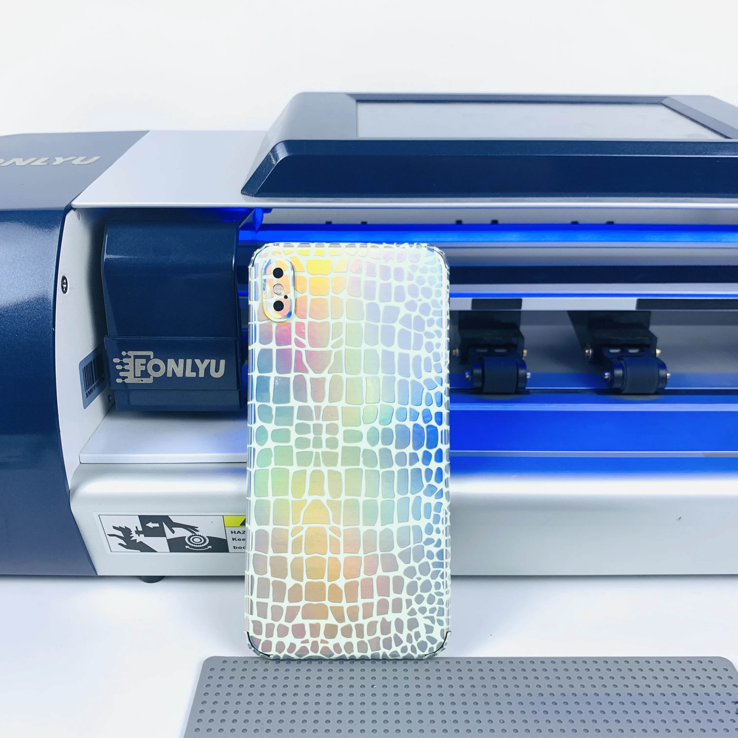 Vormir Luminous Embossed Stickers for Cellphone Skins Shiny Rear Back Housing Cover Protective Films for Plotter Cutter Machine