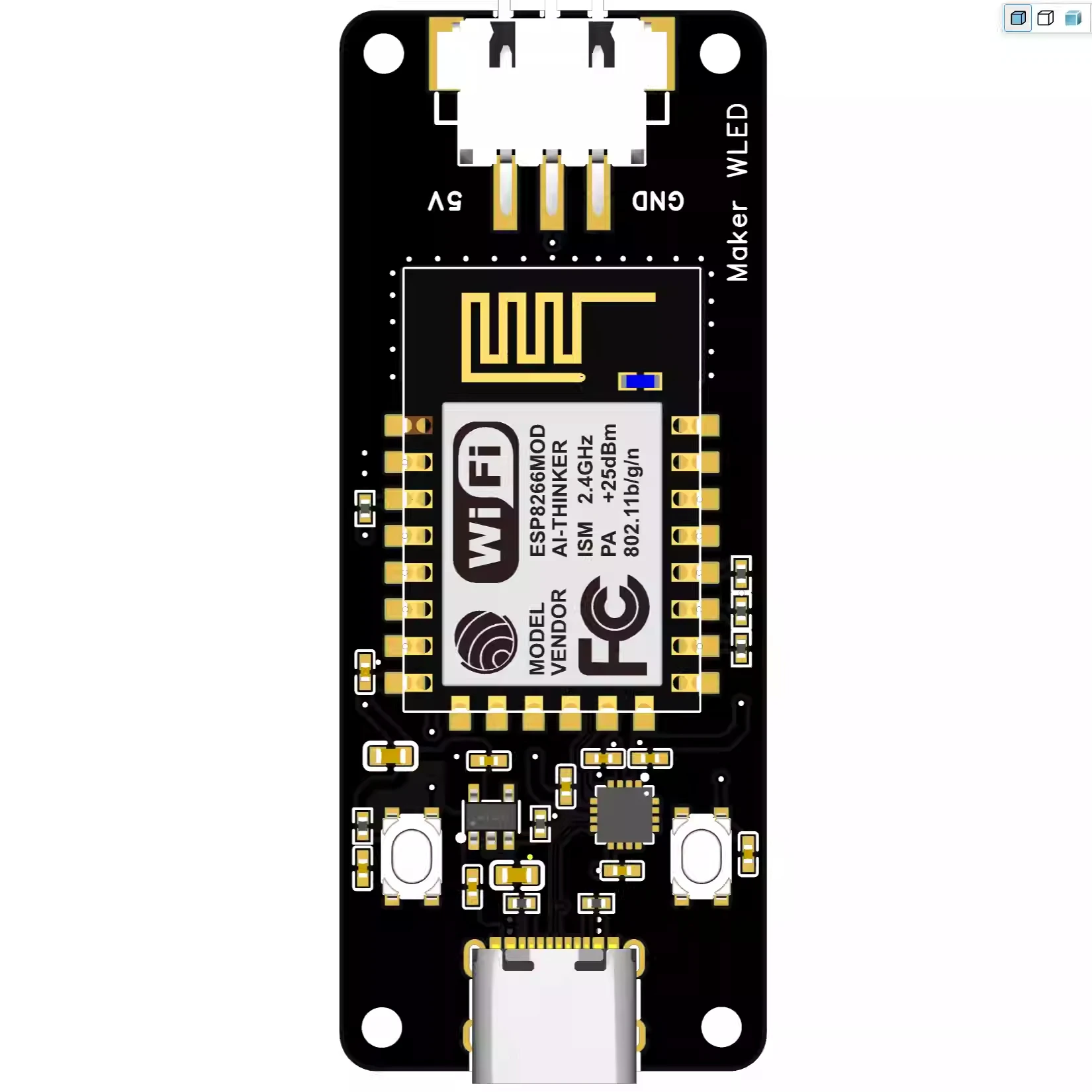 Модуль контроллера WLED