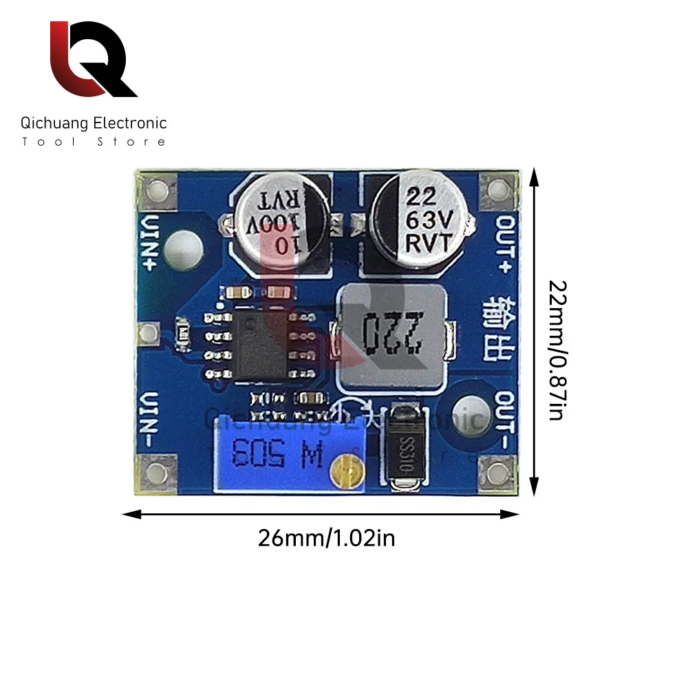 Регулируемый понижающий модуль питания DC-DC вход от 5-80 В до 1-62 1 5 А преобразователь