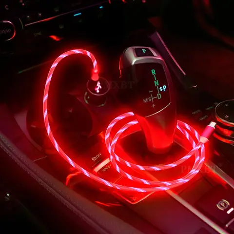 Светящийся USB C кабель 1 метр