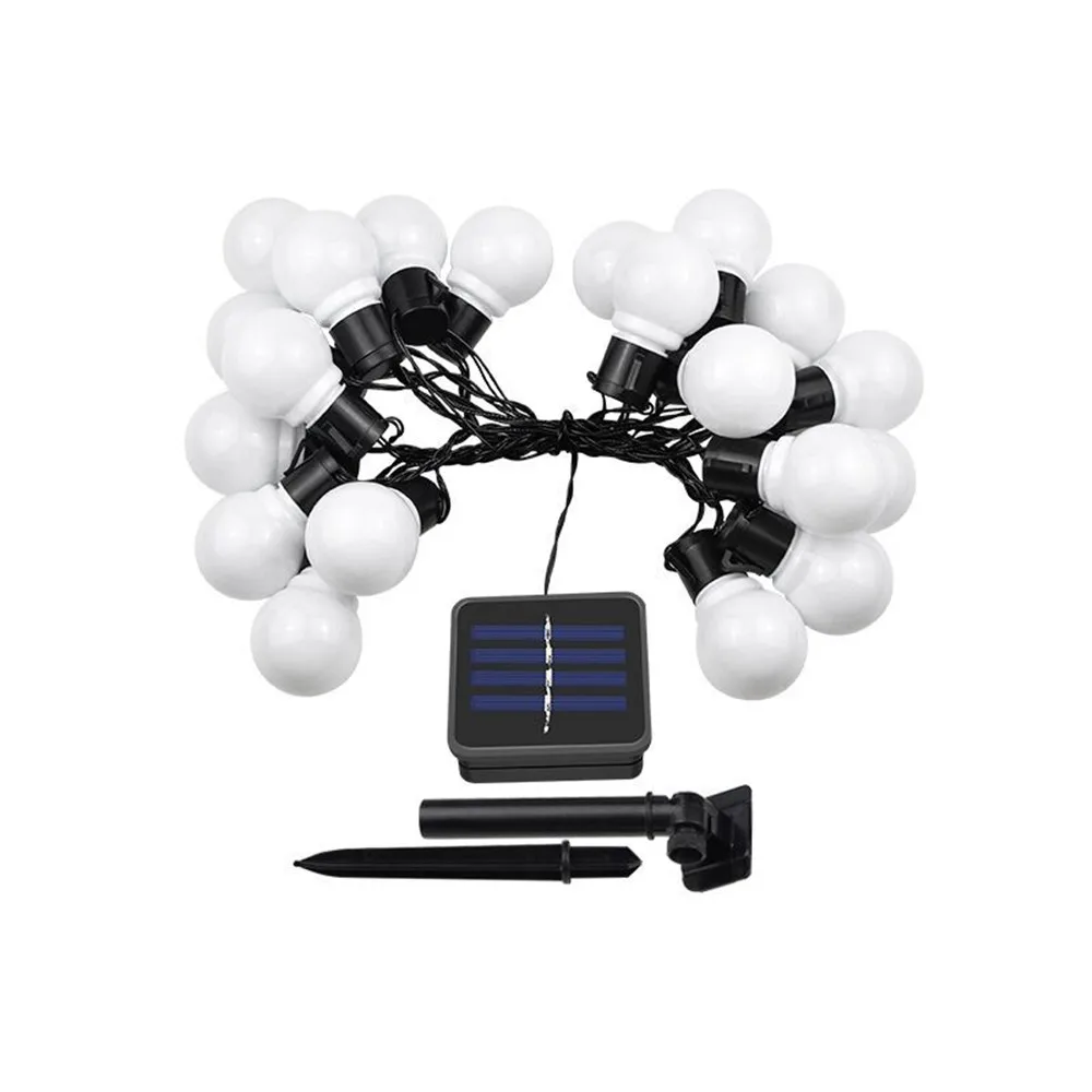 

Led Solar G50 Bulb Fairy String Lights Outdoor Garland Street Decor Lamp Wedding Christmas Party Holiday Garden Decorations