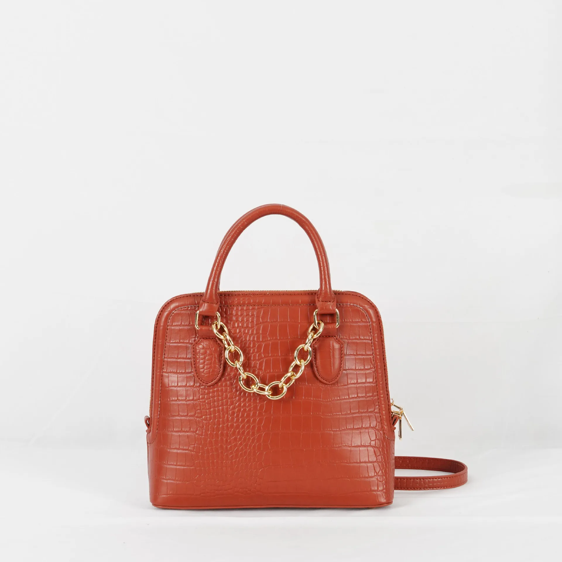 Simple Crocodile Pattern Women's Shell Tote Brand Designer Fashion OL Briefcase Handbag Shoulder Crossbody Bag Bolsa Feminina