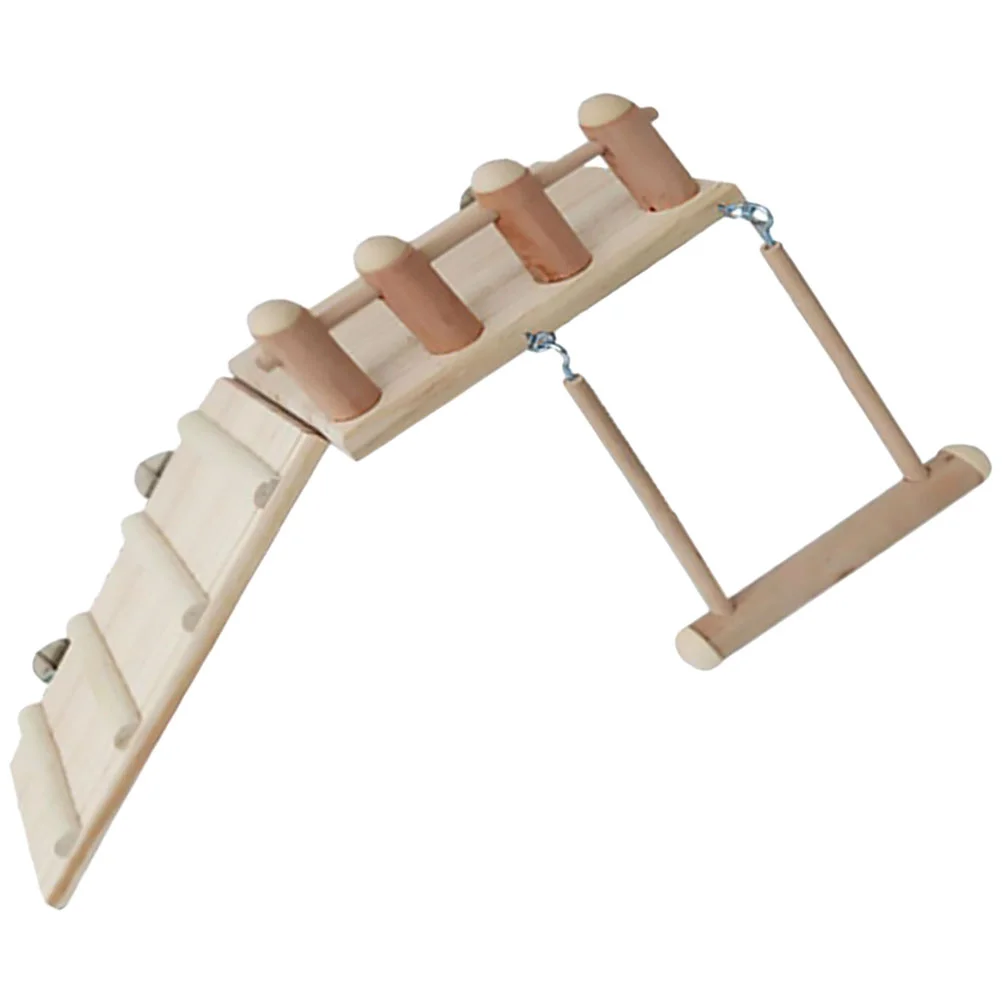 

Parrot Wooden Platform Hamster Platforms Swing Toy Toys Guinea Board Supply Pet