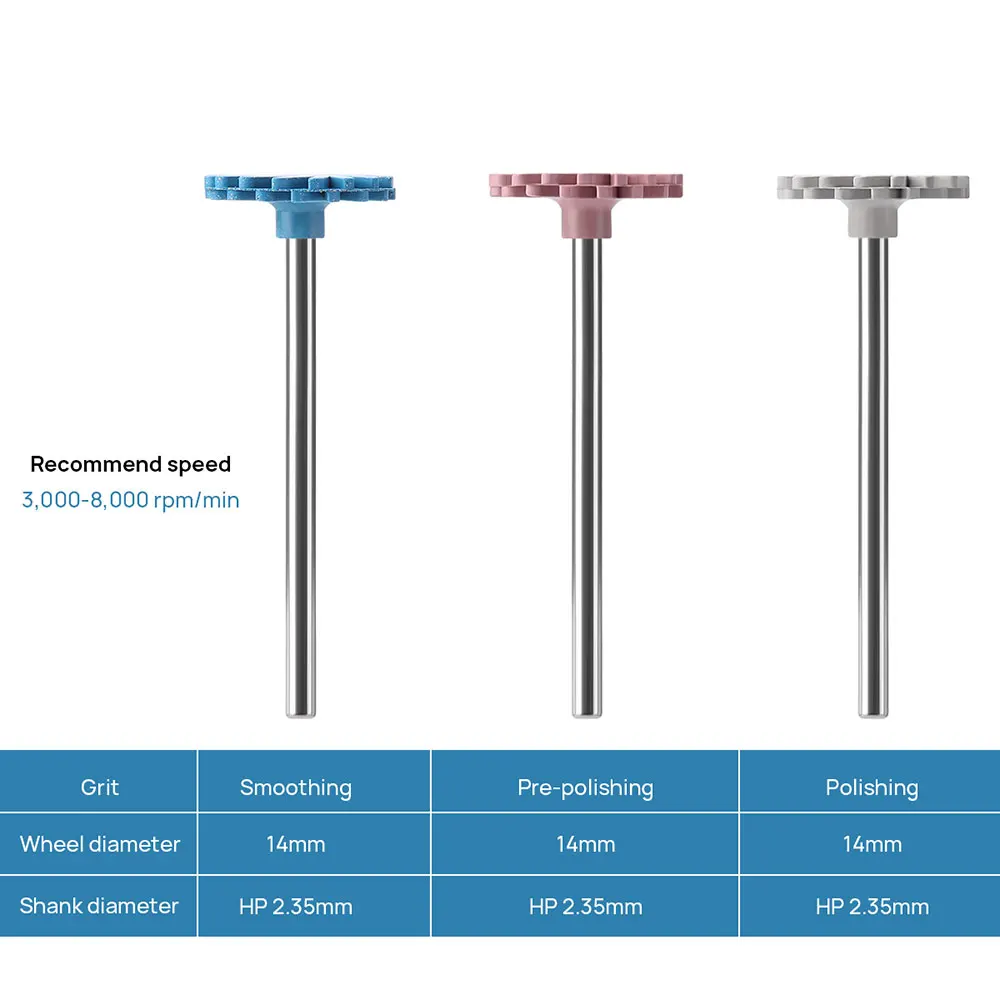 Набор шлифовальных дисков AZDENT 3 шт./коркоркор. алмазные шлифовальные диски HP 2 35 мм